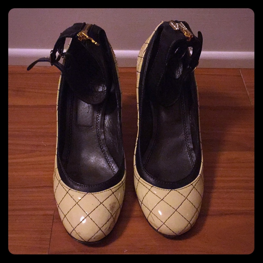 Miss Sixty White Cream High Heels